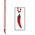 Fiesta Beads w/ Chili Pepper Medallion